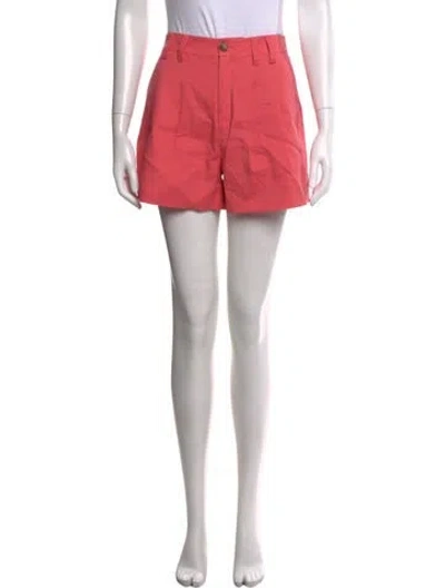 Pre-owned A.l.c Linen Mini Shorts In Pink