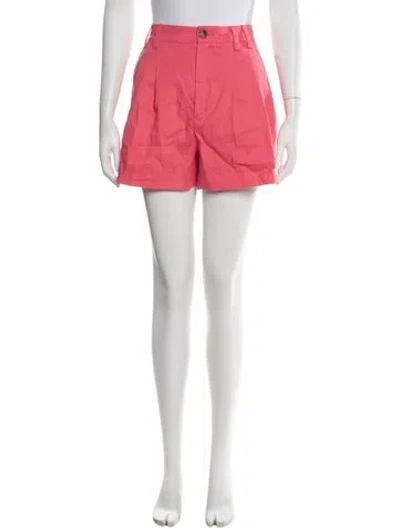 Pre-owned A.l.c Linen Mini Shorts In Pink