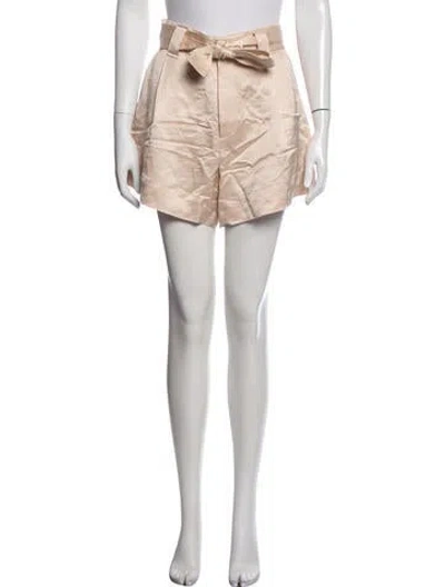 Pre-owned A.l.c Linen Mini Shorts In Pink