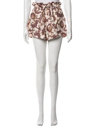 Pre-owned A.l.c Linen Mini Shorts W/ Tags In Neutrals