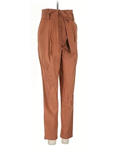 Pre-owned A.l.c Linen Pants In Brown