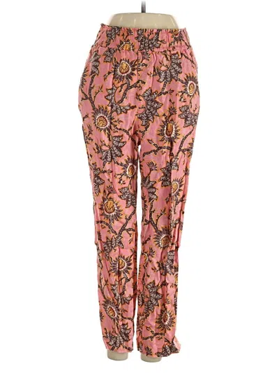 Pre-owned A.l.c Linen Pants In Pink