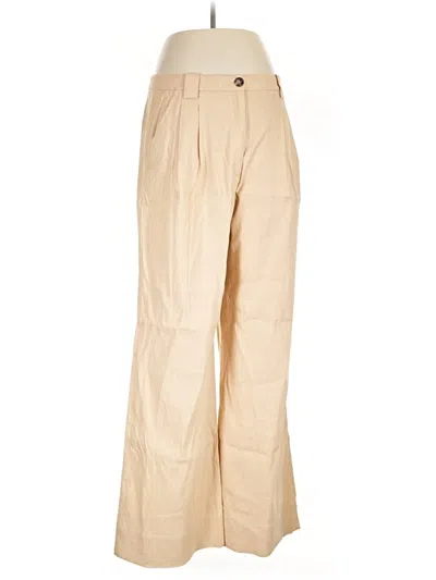 Pre-owned A.l.c Linen Pants In Tan