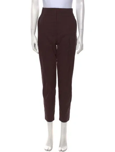 Pre-owned A.l.c Linen Skinny Leg Pants In Brown