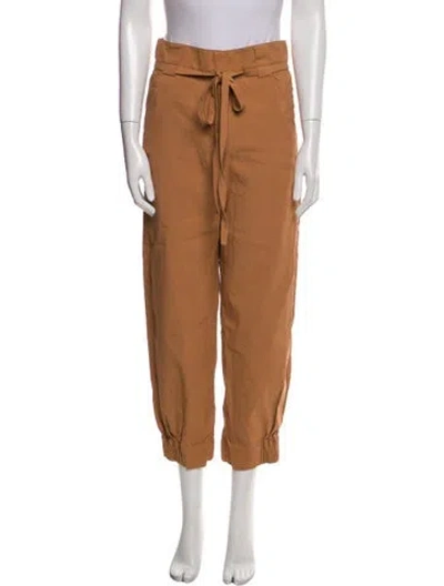 Pre-owned A.l.c Linen Skinny Leg Pants In Neutral