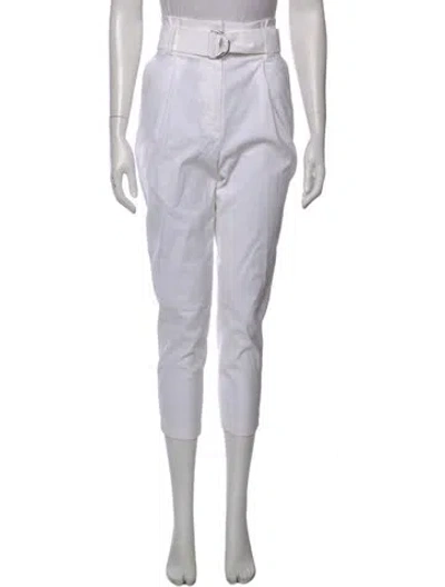 Pre-owned A.l.c Linen Skinny Leg Pants W/ Tags In White