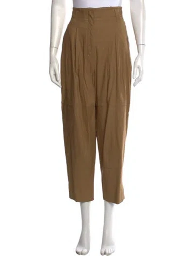 Pre-owned A.l.c Linen Wide Leg Pants In Brown