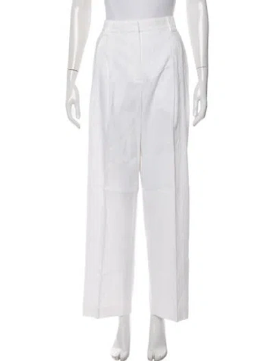 Pre-owned A.l.c Linen Wide Leg Pants In Neutrals