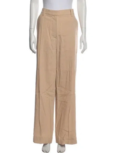 Pre-owned A.l.c Linen Wide Leg Pants In Neutrals