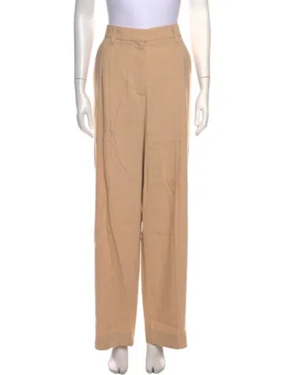 Pre-owned A.l.c Linen Wide Leg Pants W/ Tags In Neutrals