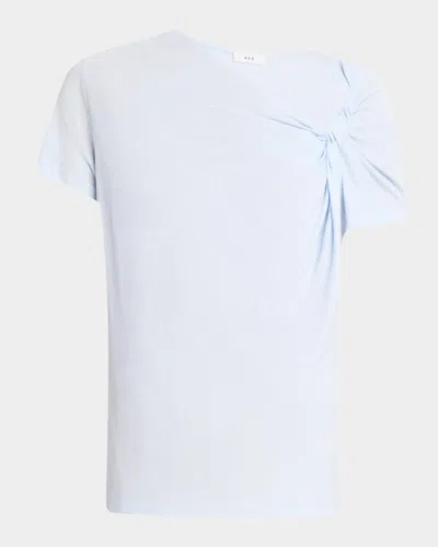 A.l.c Liz Short-sleeve Twist Top In White