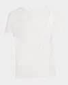 A.l.c Lee Draped Short-sleeve Tee In White