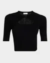 A.l.c Loma Tie-back Top With Shrug