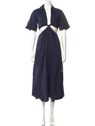 Pre-owned A.l.c Long Dress In Blue