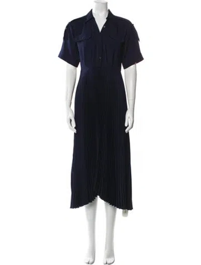 Pre-owned A.l.c Long Dress In Blue