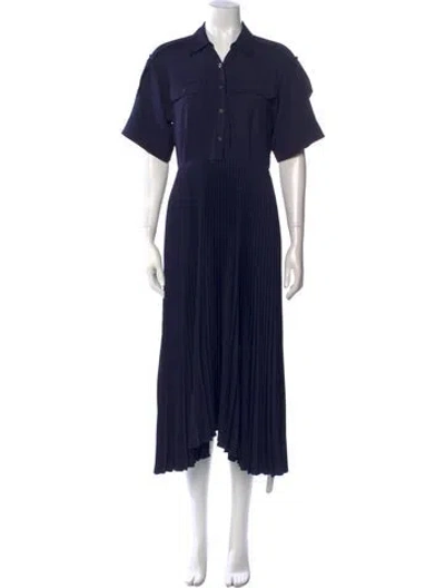Pre-owned A.l.c Long Dress In Blue