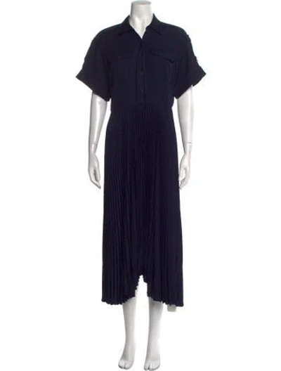 Pre-owned A.l.c Long Dress In Blue