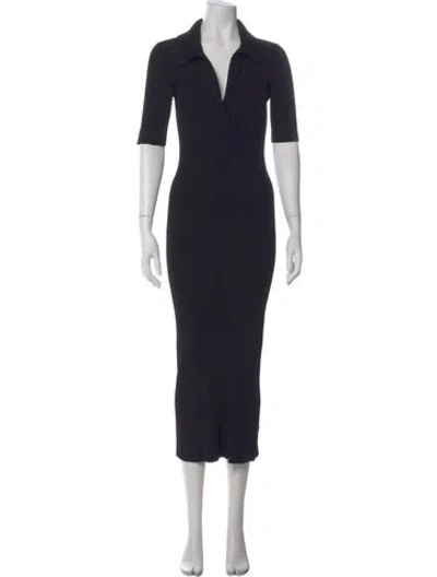Pre-owned A.l.c Long Dress In Blue