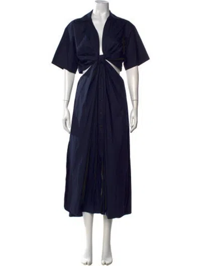 Pre-owned A.l.c Long Dress In Blue