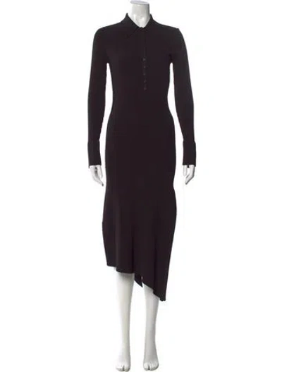 Pre-owned A.l.c Long Dress In Brown