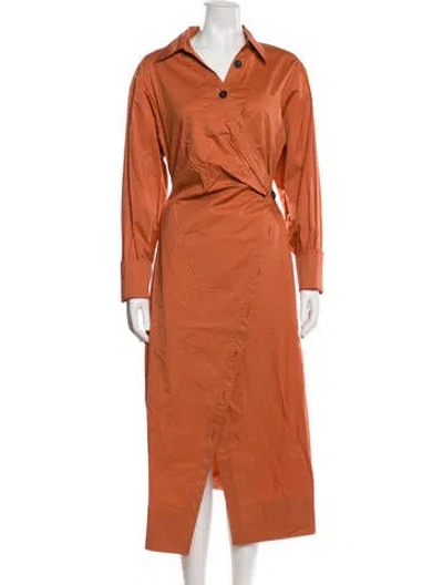 Pre-owned A.l.c Long Dress In Brown