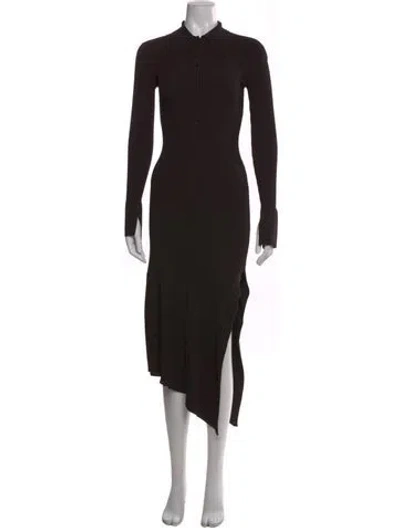Pre-owned A.l.c Long Dress In Brown
