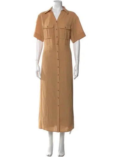 Pre-owned A.l.c Long Dress In Brown