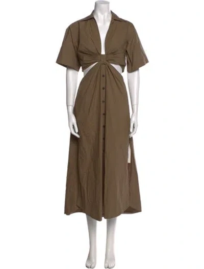 Pre-owned A.l.c Long Dress In Green