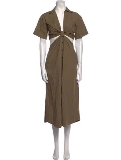 Pre-owned A.l.c Long Dress In Green
