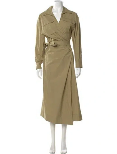 Pre-owned A.l.c Long Dress In Green