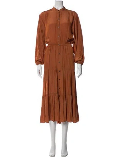 Pre-owned A.l.c Long Dress In Orange