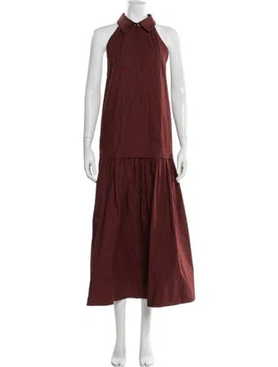 Pre-owned A.l.c Long Dress In Orange