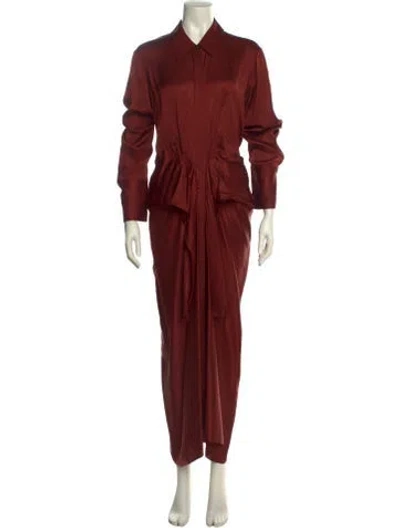 Pre-owned A.l.c Long Dress In Red