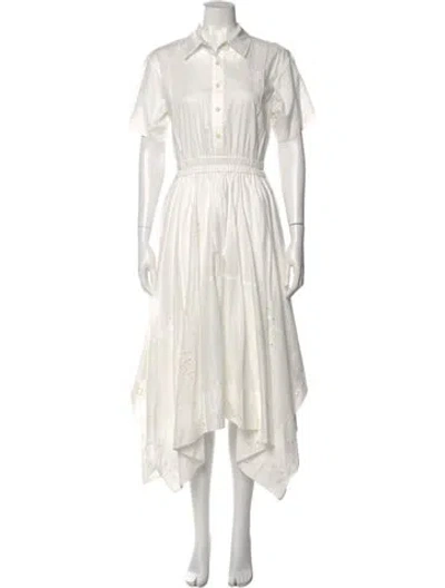 Pre-owned A.l.c Long Dress In White