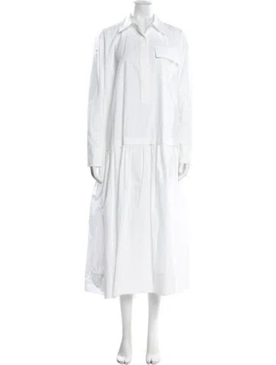 Pre-owned A.l.c Long Dress In White