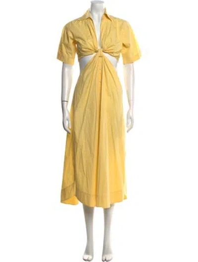 Pre-owned A.l.c Long Dress In Yellow