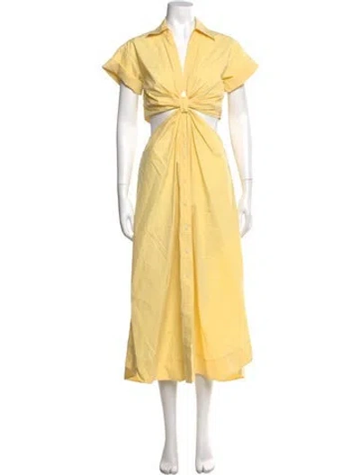 Pre-owned A.l.c Long Dress In Yellow