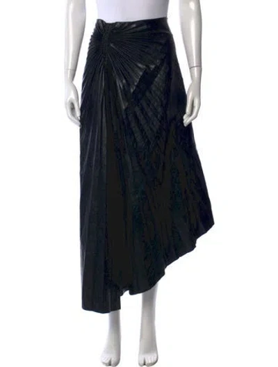 Pre-owned A.l.c Long Skirt In Black