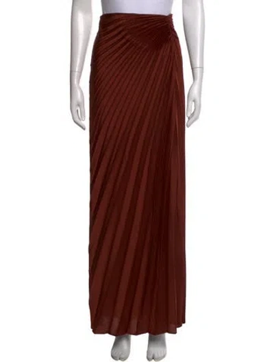 Pre-owned A.l.c Long Skirt In Brown