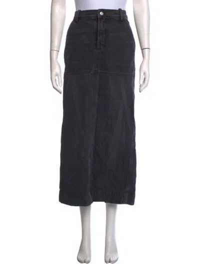 Pre-owned A.l.c Long Skirt In Grey
