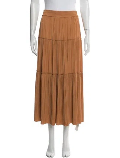 Pre-owned A.l.c Long Skirt In Neutrals