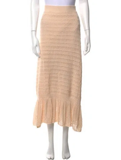 Pre-owned A.l.c Long Skirt In Neutrals