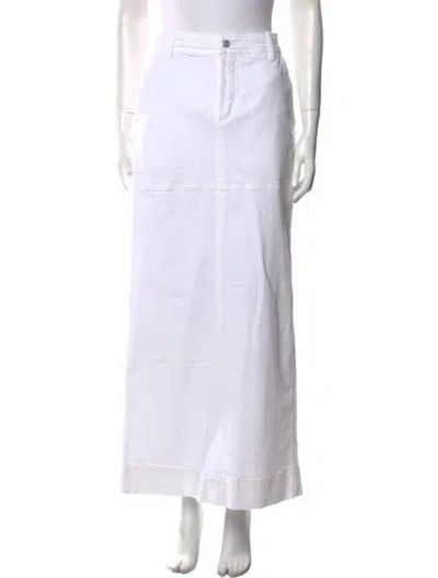 Pre-owned A.l.c Long Skirt In White