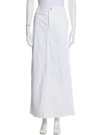Pre-owned A.l.c Long Skirt In White