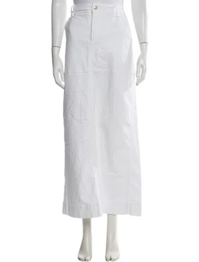 Pre-owned A.l.c Long Skirt In White