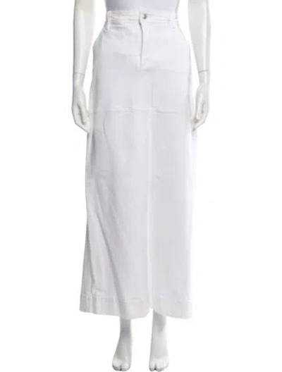 Pre-owned A.l.c Long Skirt In White