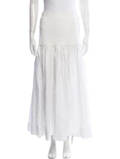 Pre-owned A.l.c Long Skirt In White