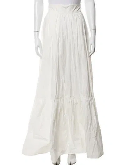 Pre-owned A.l.c Long Skirt In White