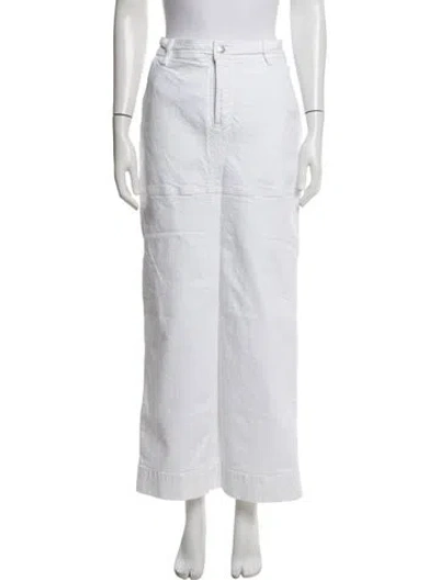 Pre-owned A.l.c Long Skirt In White