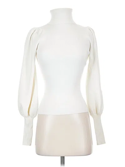 Pre-owned A.l.c Long Sleeve Blouse In Ivory
